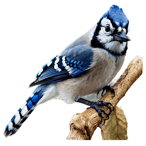 Blue Jay Close-up PNG Wev