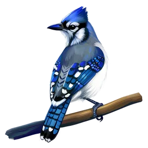 Blue Jay Digital Art PNG 06262024
