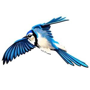 Blue Jay Digital Art PNG Eeo