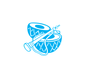 Blue Jazz Instruments Vector