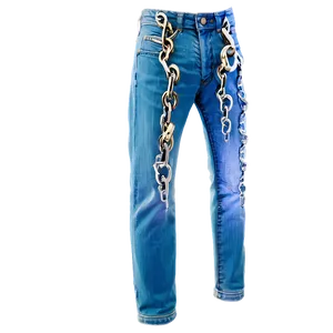 Blue Jeans With Chains Png Rvb25 PNG image