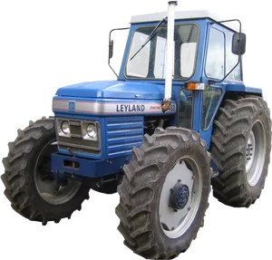 Blue Leyland Tractor Model PNG image