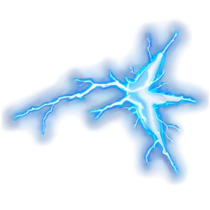 Blue Lightning Zap Png 06282024 PNG image