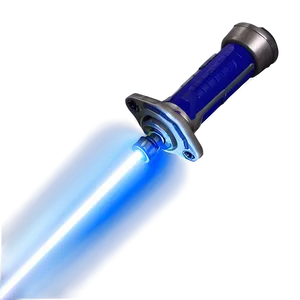 Blue Lightsaber Blade Closeup Png Rrn44 PNG image