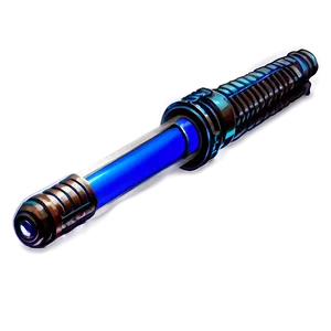 Blue Lightsaber Blade Closeup PNG Yml