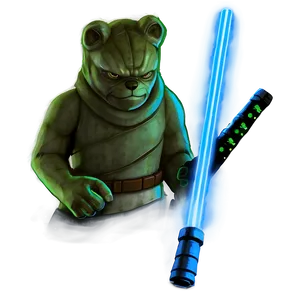 Blue Lightsaber C PNG