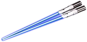 Blue Lightsaber Chopsticks PNG