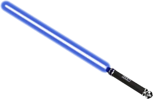 Blue Lightsaber Illuminated PNG image