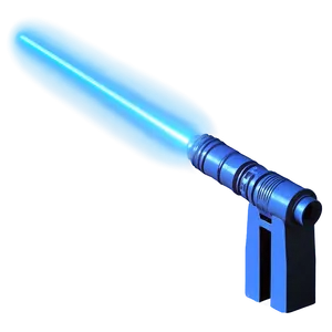 Blue Lightsaber In Darkness Png Vbf25 PNG image