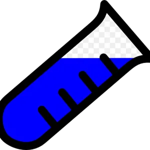 Blue Liquid Beaker Icon