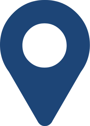 Blue Location Pin Icon PNG