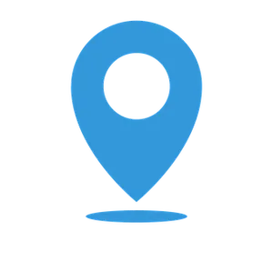 Blue Location Pin Icon