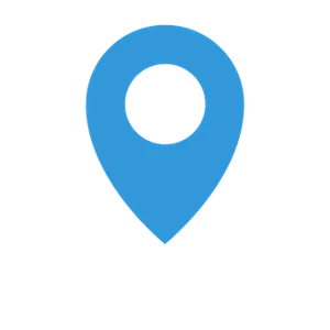 Blue Location Pin Icon