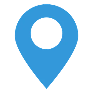 Blue Location Pin Icon