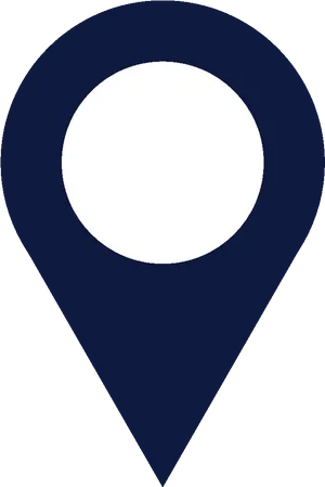 Blue Location Pin Icon PNG image