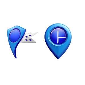 Blue Location Pin PNG Knh41 PNG