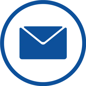 Blue Mail Icon PNG image
