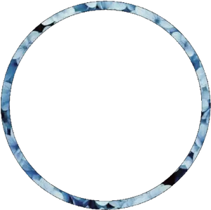 Blue Marble Circle Overlay PNG image