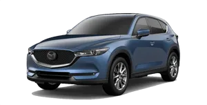 Blue Mazda Crossover S U V PNG image