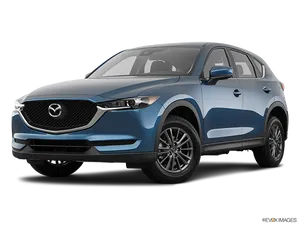 Blue Mazda Crossover S U V2023 PNG