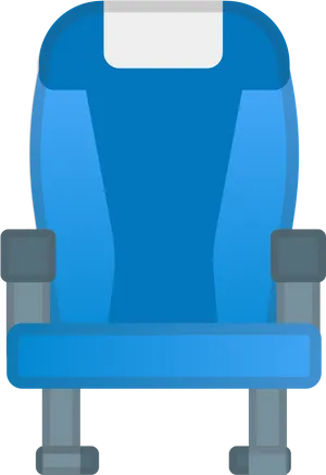 Blue Modern Office Chair