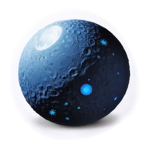 Blue Moon Ball PNG Ebn82 PNG