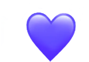 Blue Neon Heart Black Background PNG image