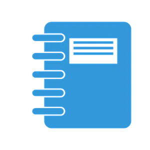Blue Notebook Icon