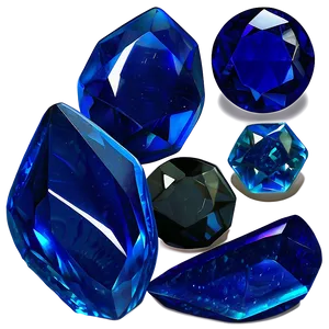 Blue Obsidian Gem Clipart PNG 97 PNG
