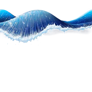 Blue Ocean Wave Curl PNG 06262024 PNG