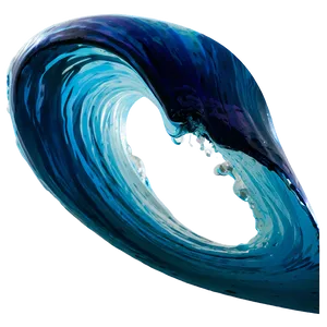 Blue Ocean Wave Curl PNG 87 PNG