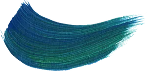 Blue Paint Brush Stroke Texture