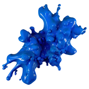 Blue Paint Splatter Png 87 PNG image