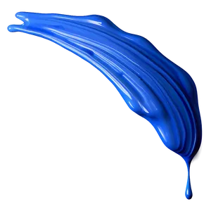 Blue Paint Stroke Png 05252024 PNG image