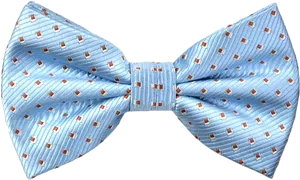 Blue Patterned Bow Tie PNG image