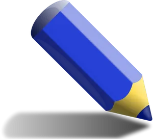 Blue Pencil Clipart.png PNG image