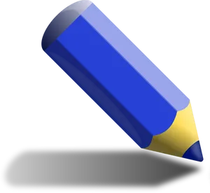 Blue Pencil Clipart.png PNG image