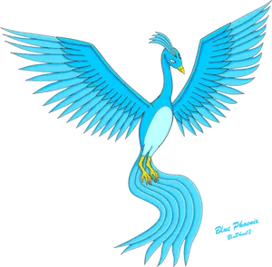 Blue Phoenix Artwork