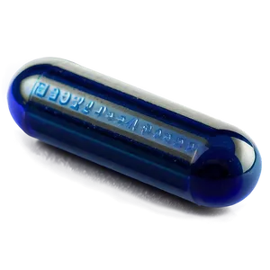 Blue Pill On White Background Png 8 PNG image