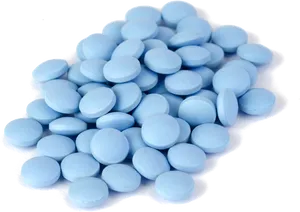 Blue Pills Heap Transparent Background PNG