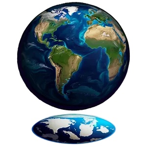 Blue Planet A PNG image