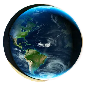 Blue Planet Eclipse Image PNG 06292024 PNG