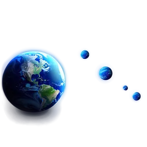 Blue Planet In Space PNG 06292024
