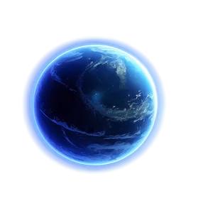 Blue Planet In Space PNG Mtv