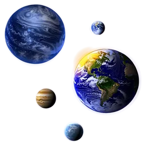 Blue Planet Solar System PNG Jap53 PNG