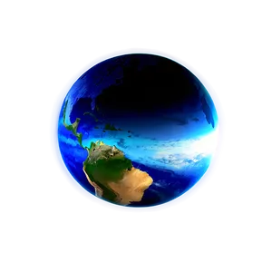 Blue Planet With Moons PNG 06292024 PNG