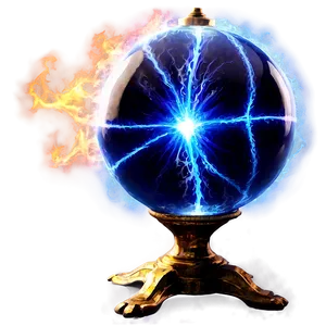 Blue Plasma Ball PNG 88 PNG