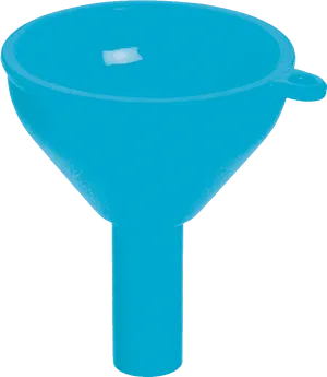 Blue Plastic Funnel PNG image