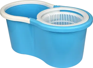 Blue Plastic Mop Bucketwith Wringer