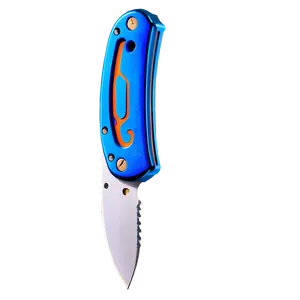 Blue Pocket Knife PNG 06212024
